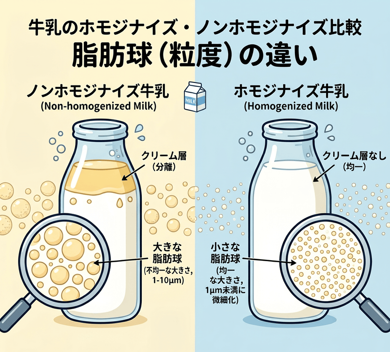 ノンホモジナイズ<br>製法